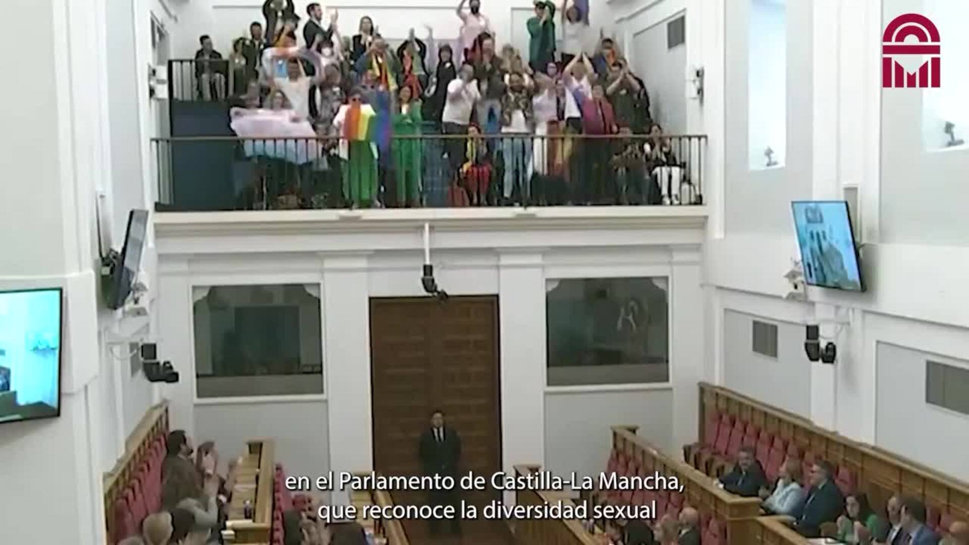 Las Cortes de C-LM se suman al Día Internacional del Orgullo LGTBI