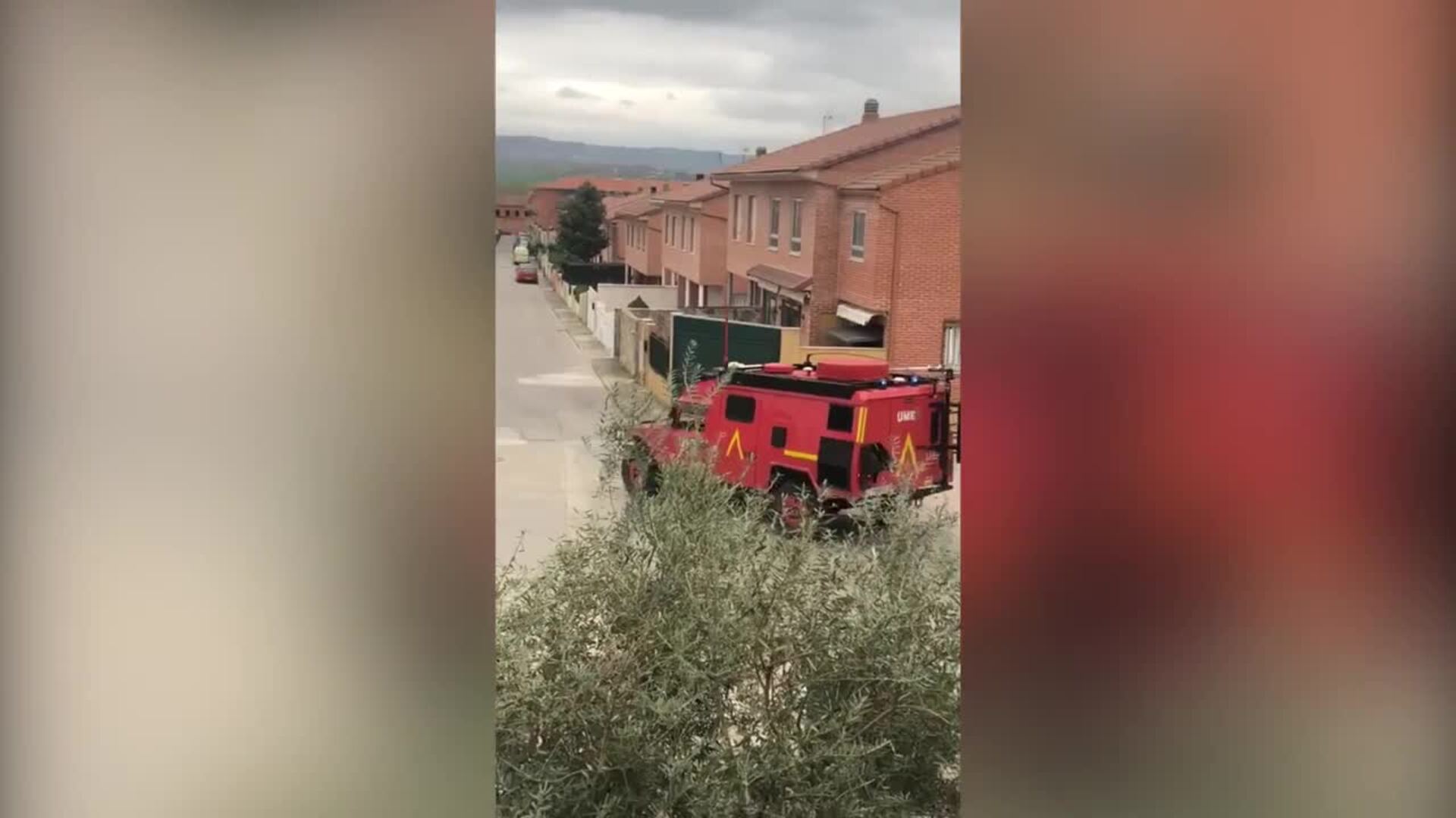 Despliegue de la UME en Yunquera de Henares