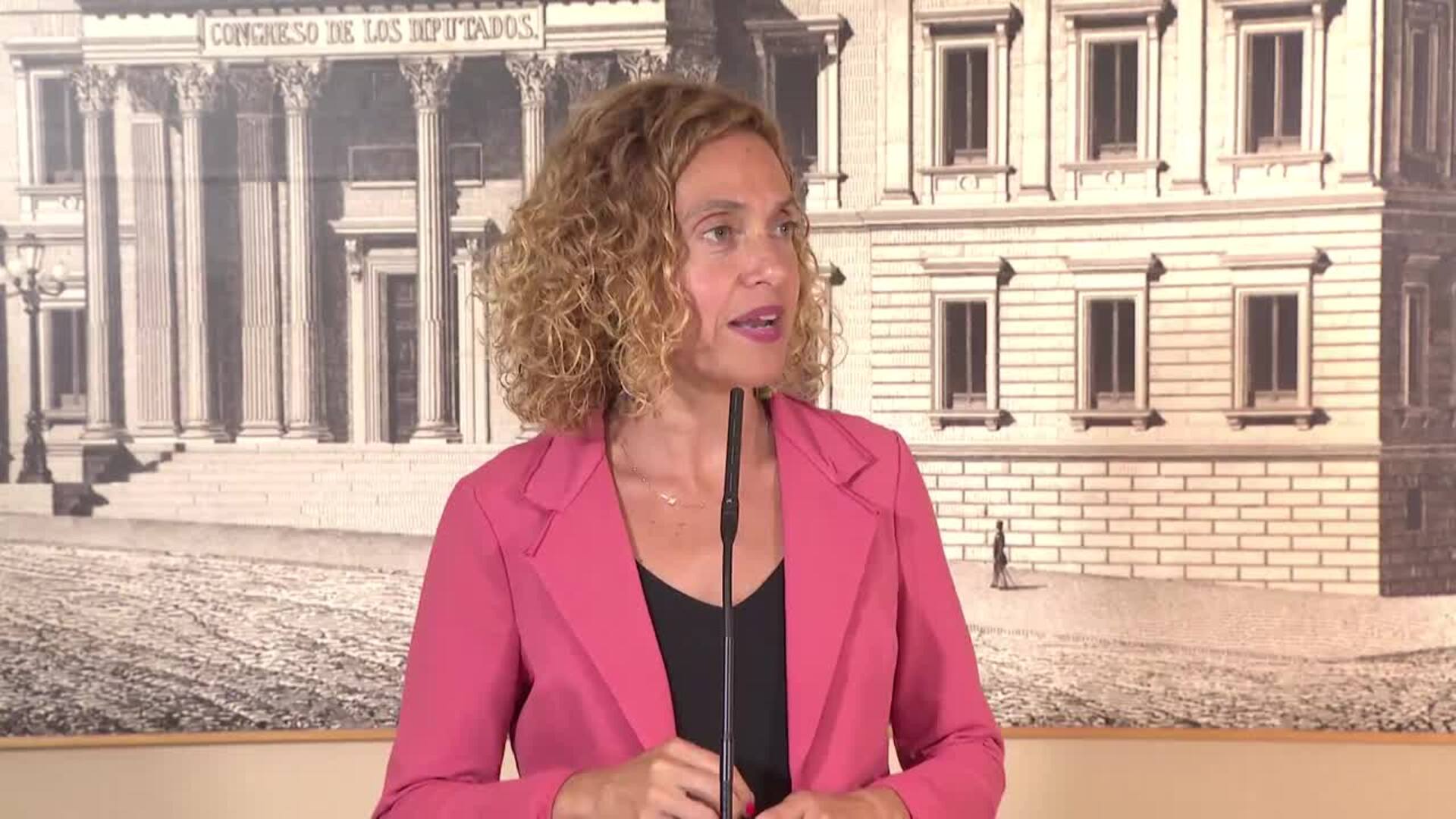 Batet anuncia que Calvo comparecerá el jueves 29 de agosto