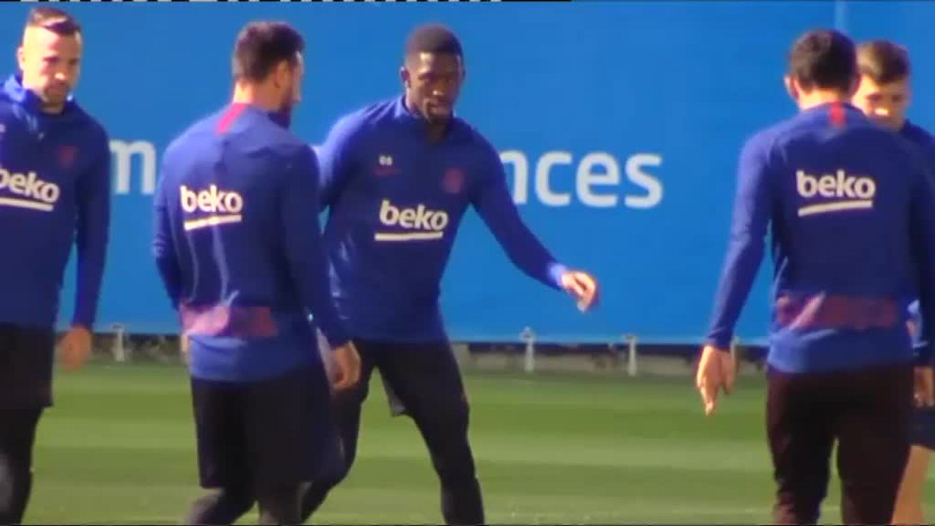 El Barça prepara su partido contra el Valladolid