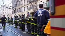 Al menos tres heridos leves en un grave incendio en edificio en Nueva York
