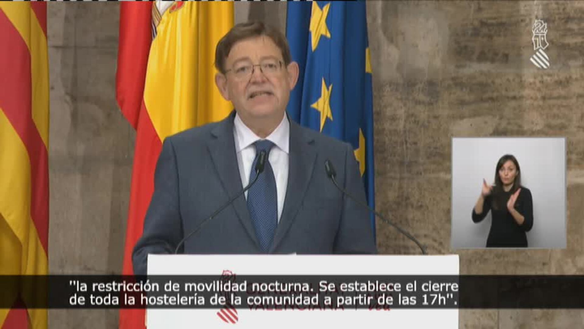 La Generalitat Valenciana confina 29 municipios, amplía el toque de queda y cierra la hostelería a las 17:00