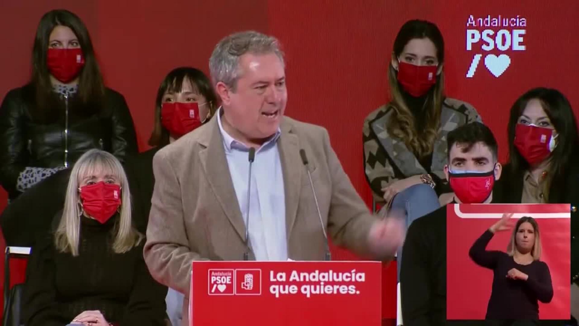 Espadas defiende el proyecto de PSOE para recuperar Andalucía frente a &quot;alianza tóxica de derechas&quot;