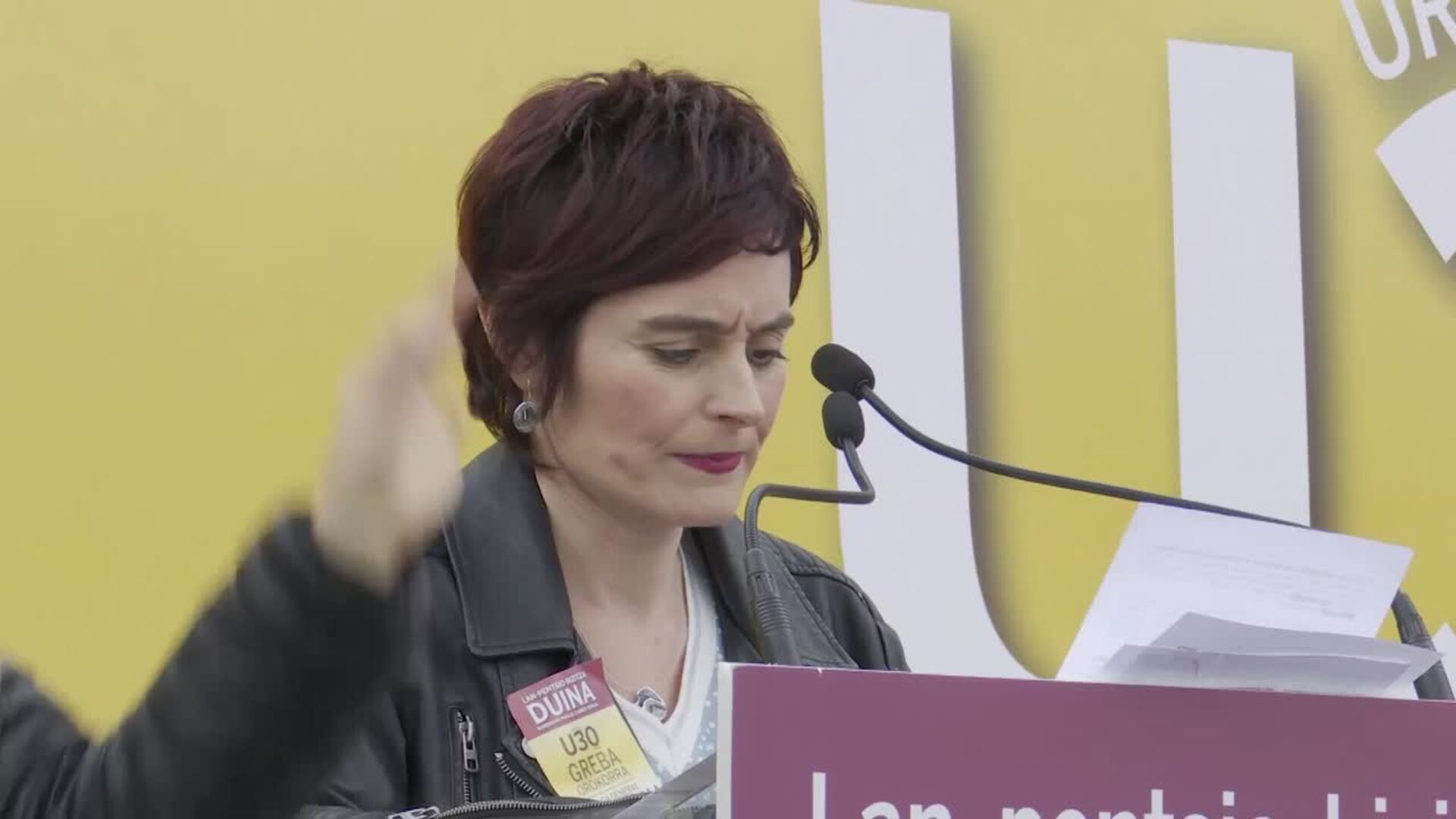 LAB tras la jornada de huelga: &quot;O nos atienden, o volveremos a la calle&quot;