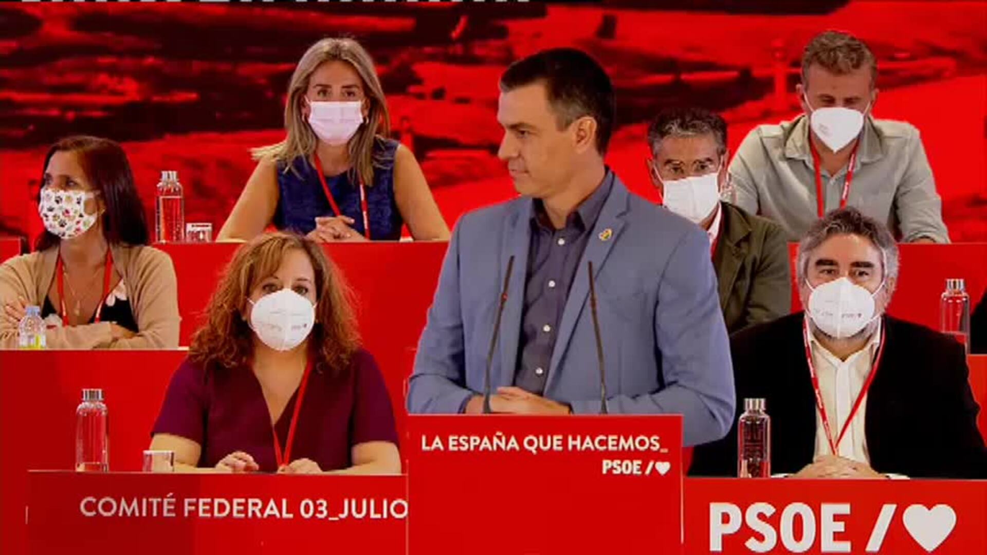 Sánchez asume que los indultos &quot;por sí solos&quot; no van a solucionar la convivencia en Cataluña