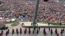 Choferes y campesinos marchan para exigir soluciones a la falta de combustibles en Bolivia