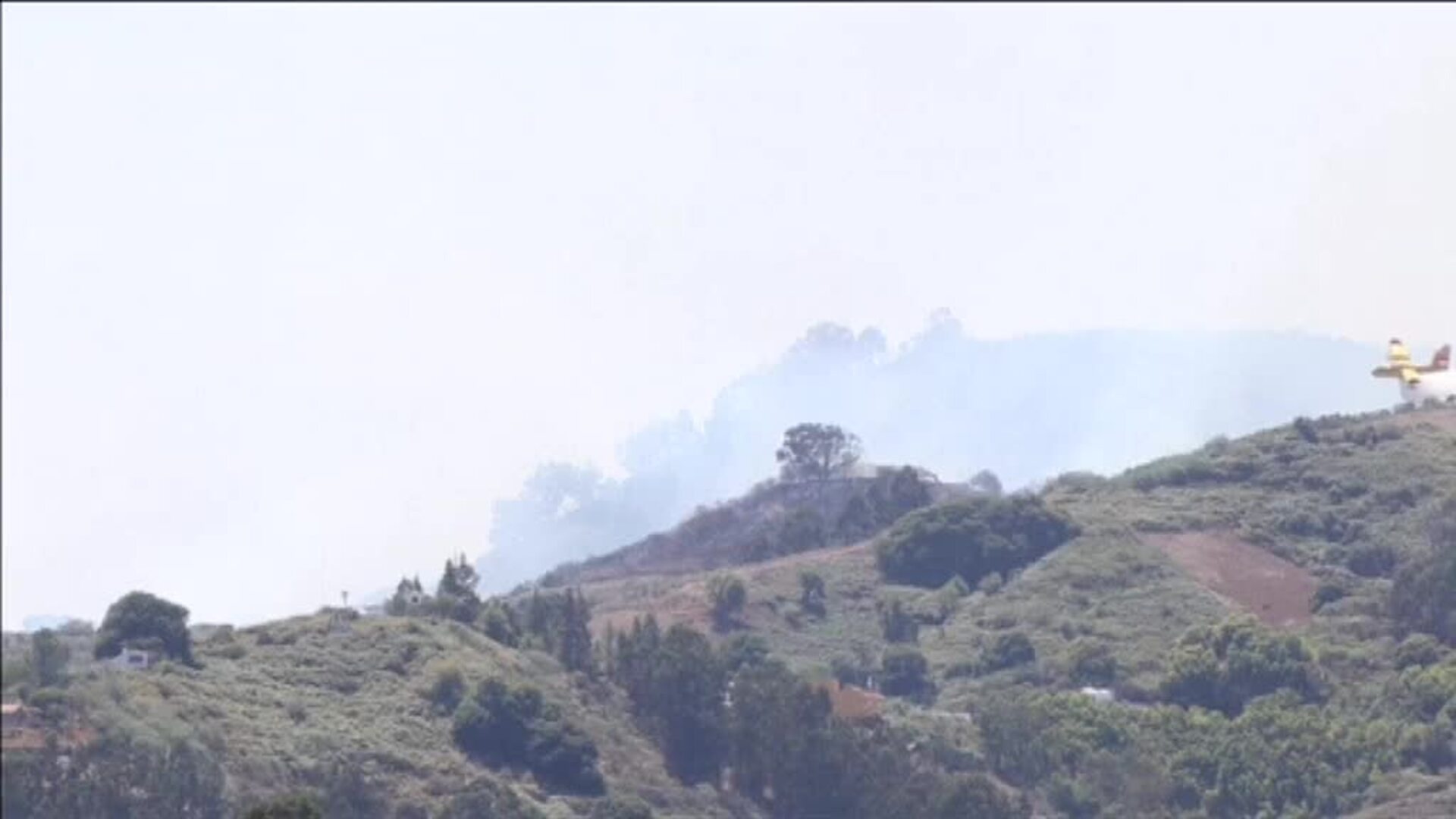 El incendio de Gran Canaria sigue avanzando sin control