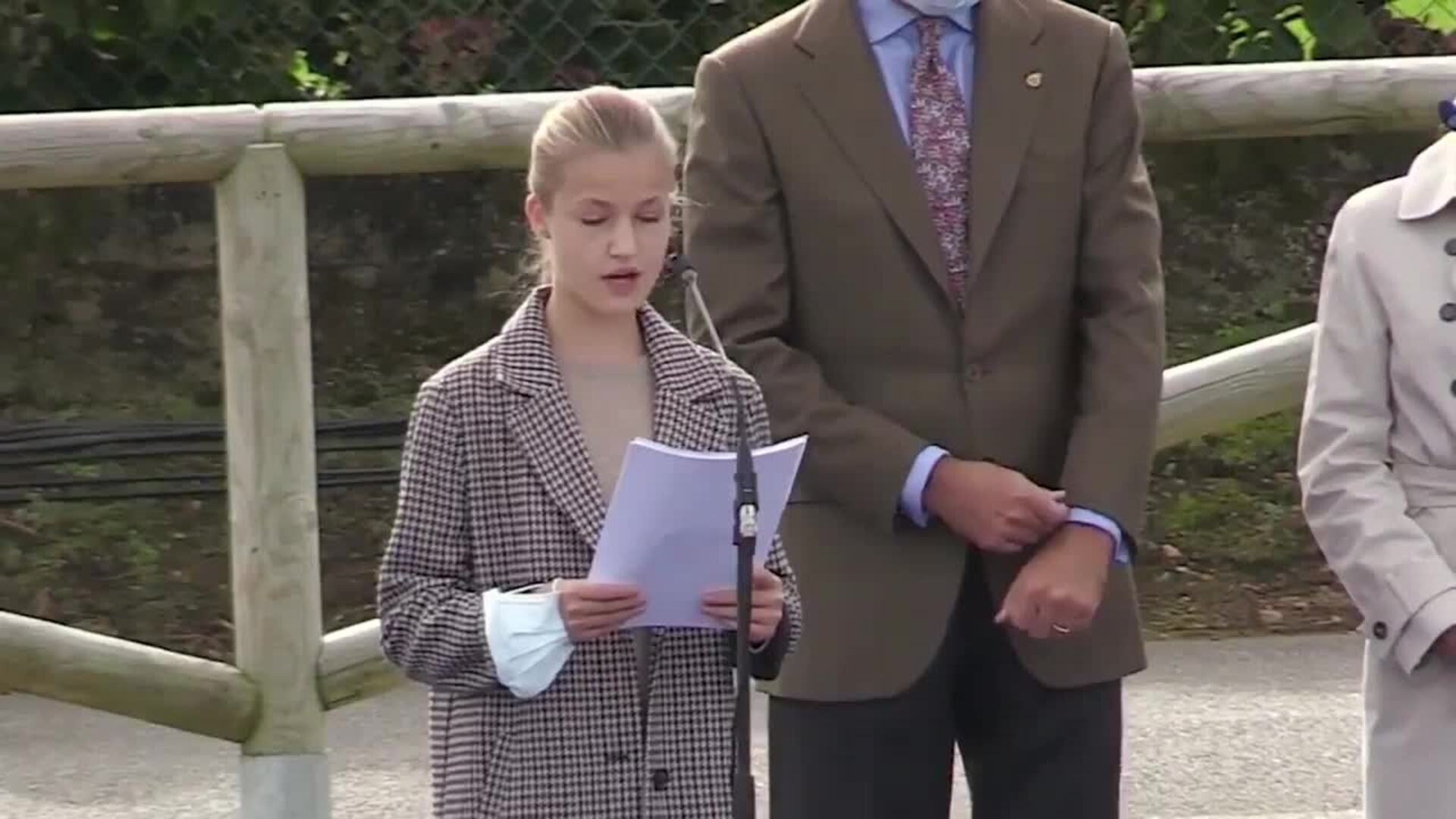 Somao exhibe su pasado indiano durante la visita de la Familia Real