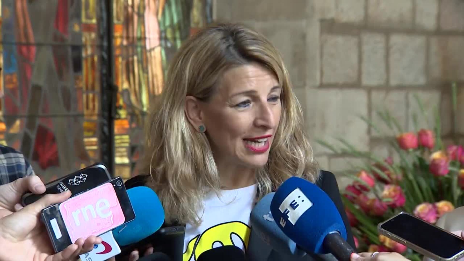 Yolanda Díaz: «con que sea espiada una sola persona en nuestro país, es de máxima gravedad».