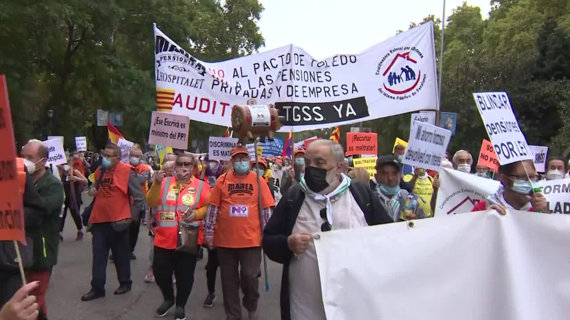 Pensionistas piden una auditoría de las cuentas de la Seguridad Social