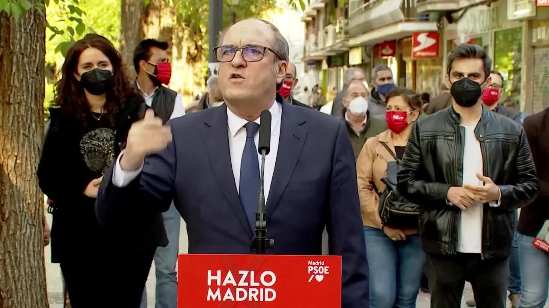 Gabilondo lamenta la &quot;desigualdad&quot; en barrios como Villaverde