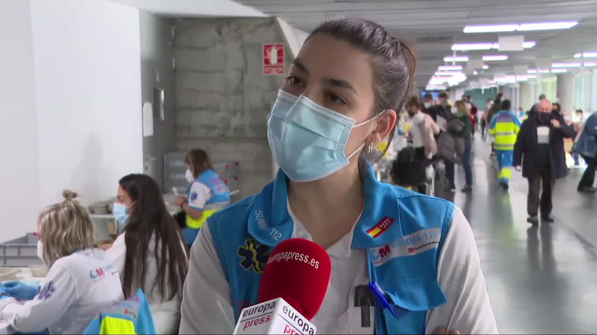 Unas 4.000 personas diarias vacunadas en el Wizink los días de Navidad