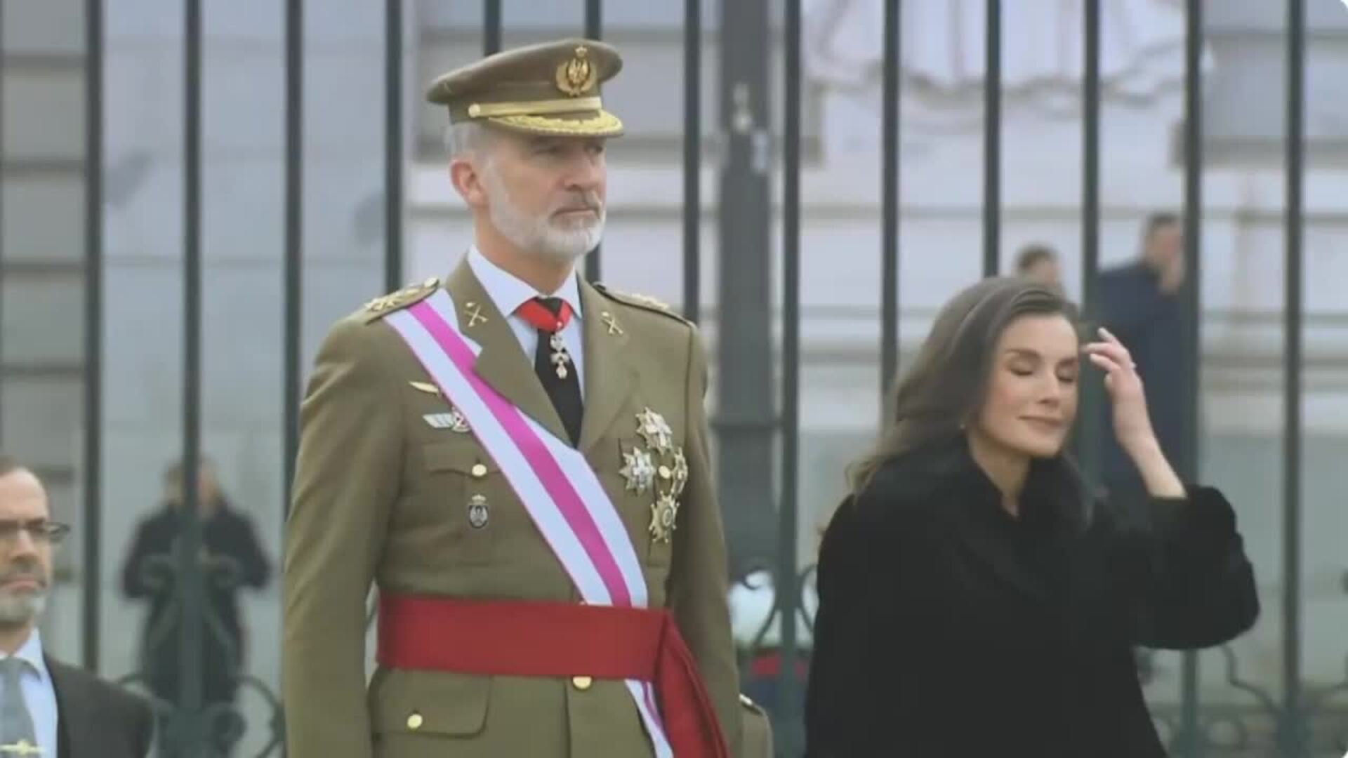 Los Reyes y la Princesa Leonor presiden la Pascua Militar, primer acto  oficial del año