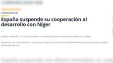 España suspende su cooperación al desarrollo con Níger tras el golpe de Estado