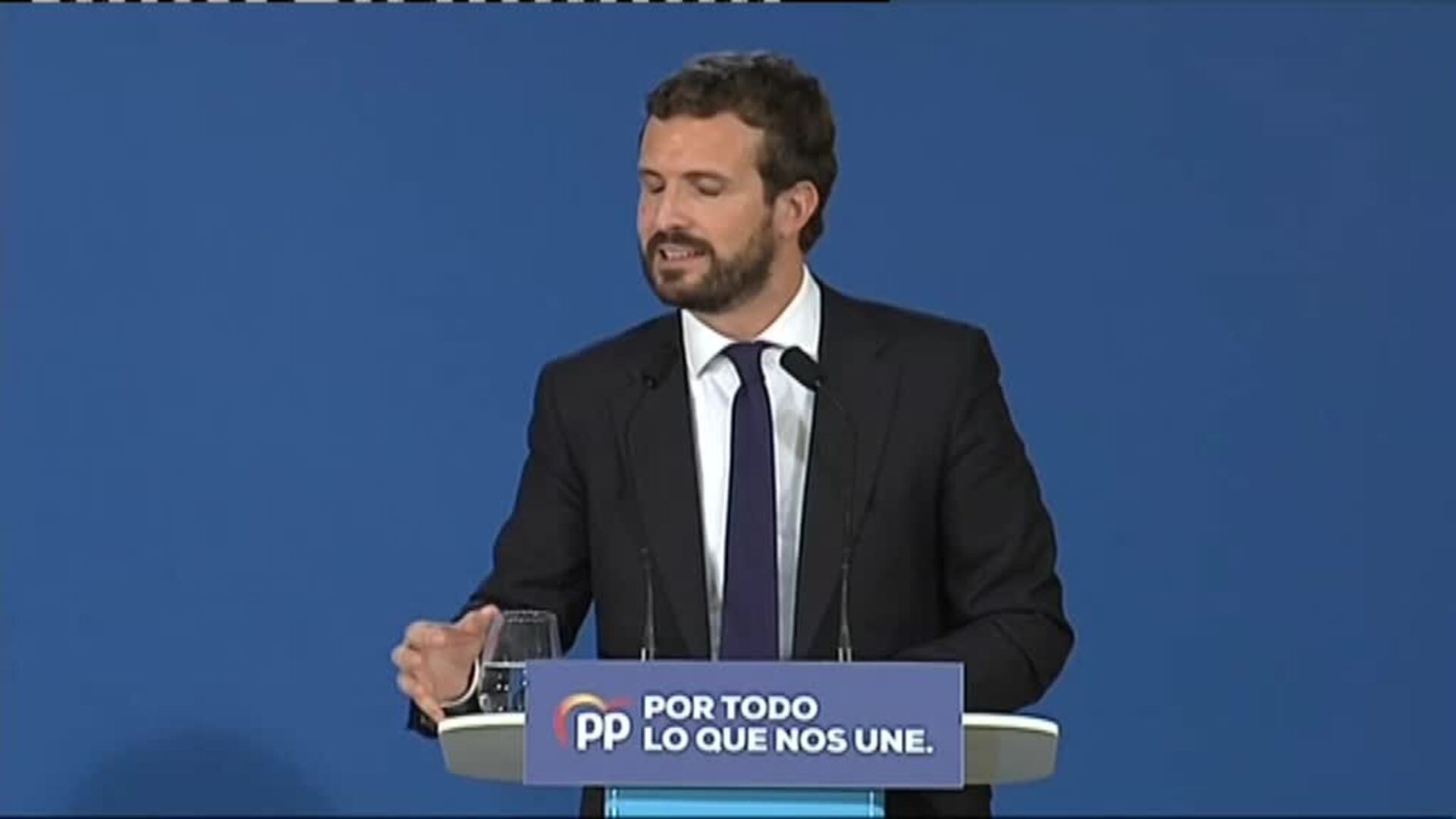 Casado reclama a Sánchez que traslade a los presos del procés fuera de Cataluña