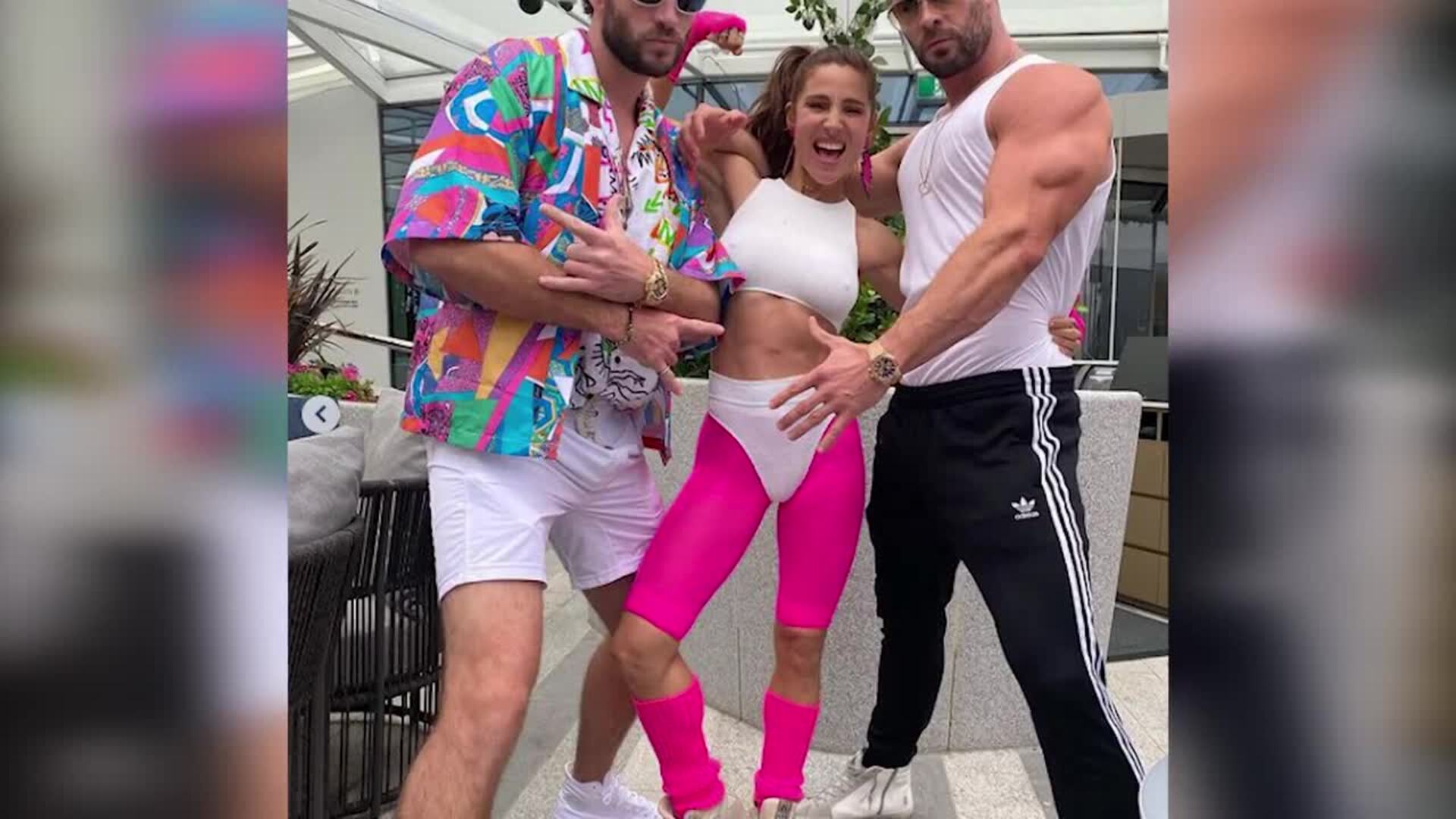 Elsa Pataky y Chris Hemsworth vuelven a los 80 en una fiesta de cumpleaños