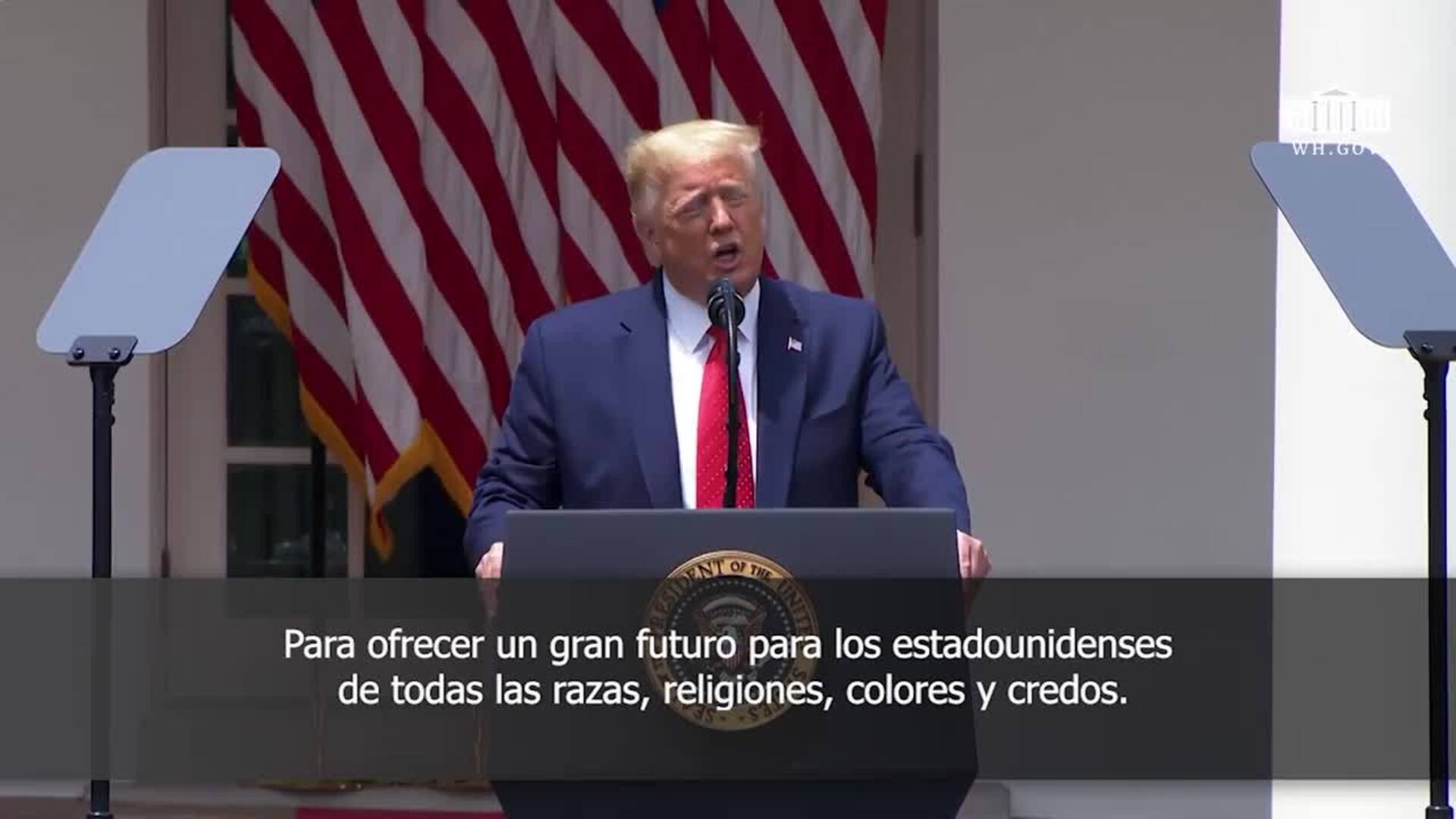 Trump reforma el protocolo policial con una orden ejecutiva