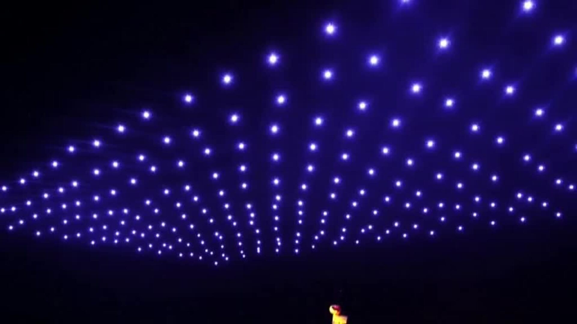 Una empresa británica diseña espectáculos de luz con drones para evitar la contaminación del aire