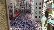 El Chupinazo de San Fermín 2019, en directo: trifulca en el Ayuntamiento por la ikurriña de Bildu