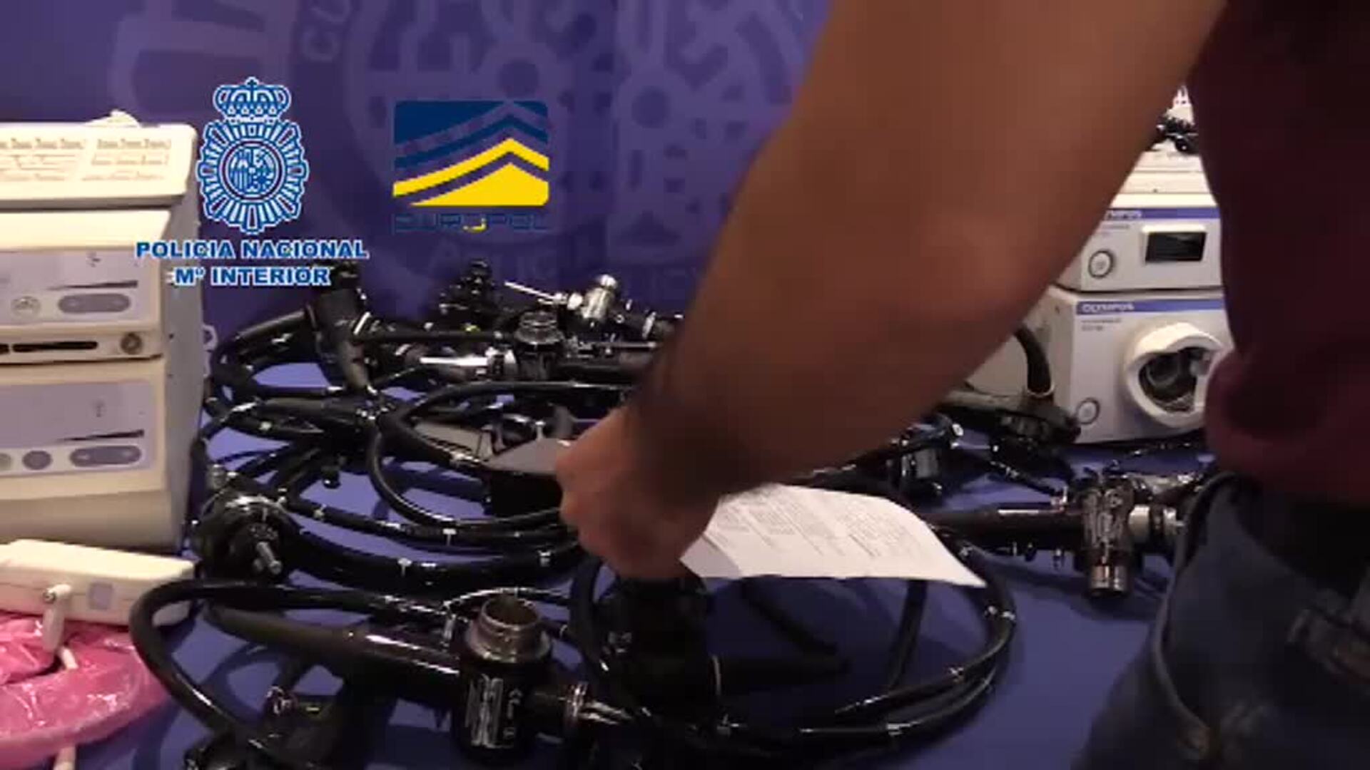 La Policía detiene en Madrid a los tres presuntos autores del robo de material médico