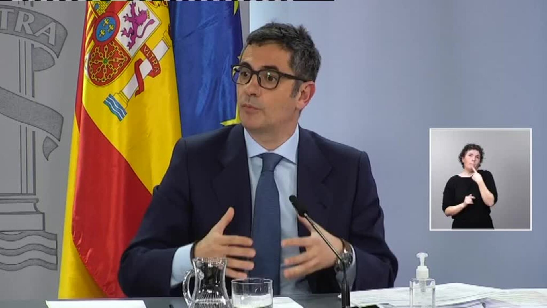 Bolaños sobre la reforma laboral: &quot;Votar en contra es apoyar la del PP&quot;