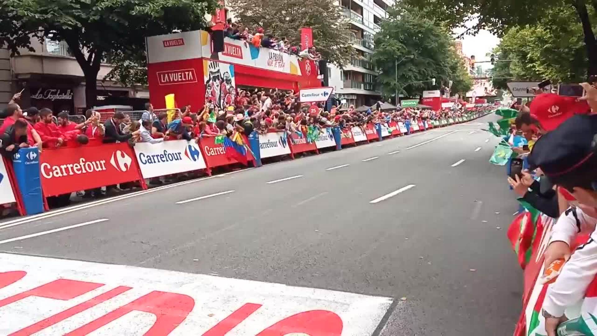 Llegada a Bilbao victoria de Phillipe gilbert