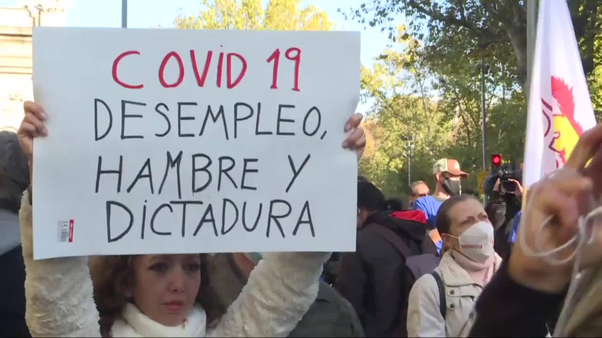 Asociación policial protesta contra la imposición de la mascarillas