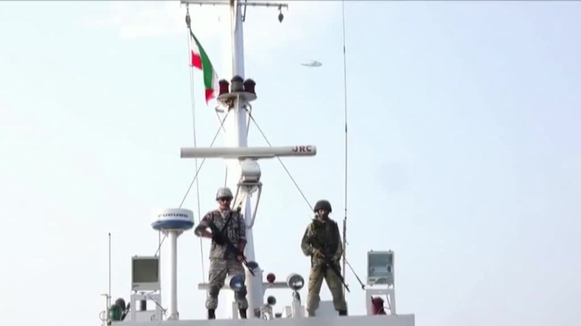 Maniobras navales rusas en el Índico