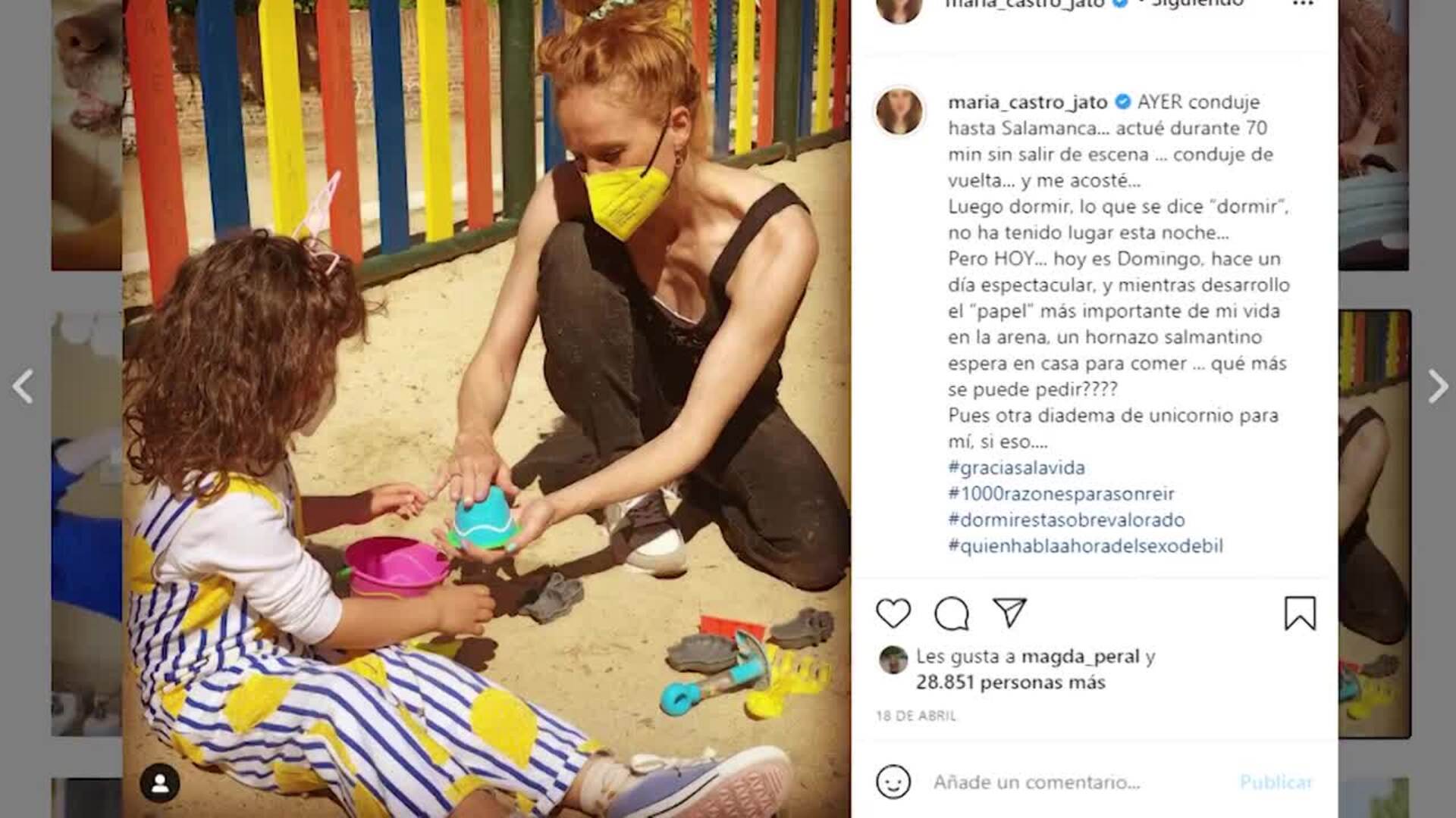 María Castro tiene una importante preocupación durante el rodaje de su nueva película