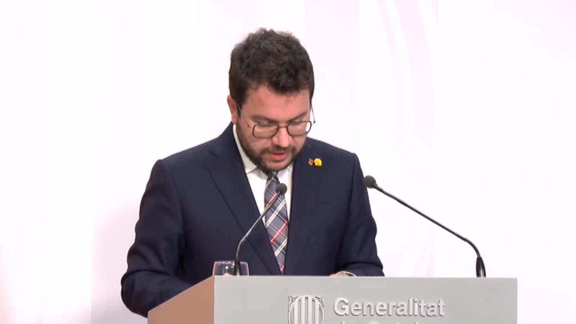 Pere Aragonés anuncia el fin de las restricciones en cultura, deporte y hostelería en Cataluña