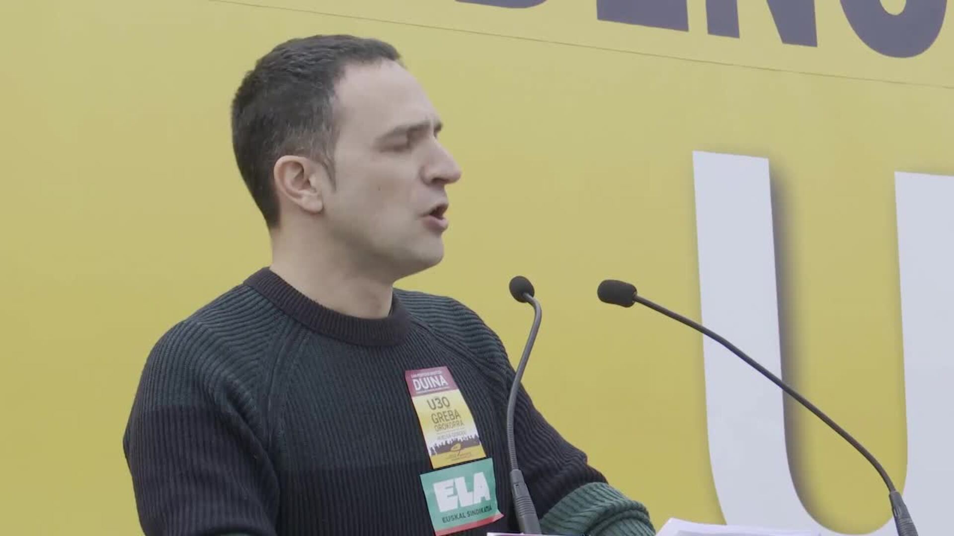 ELA pide a Urkullu y Chivite que tomen nota de la huelga general