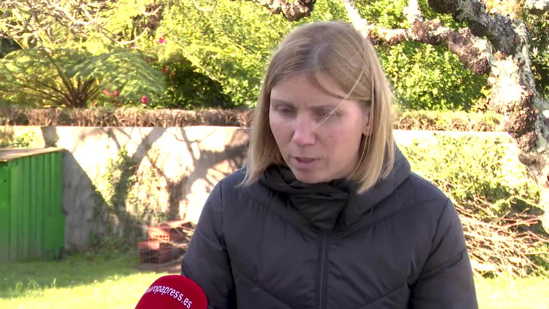 Natalia Afonina, ucraniana en Galicia, teme que la situación la guerra no termine con Ucrania