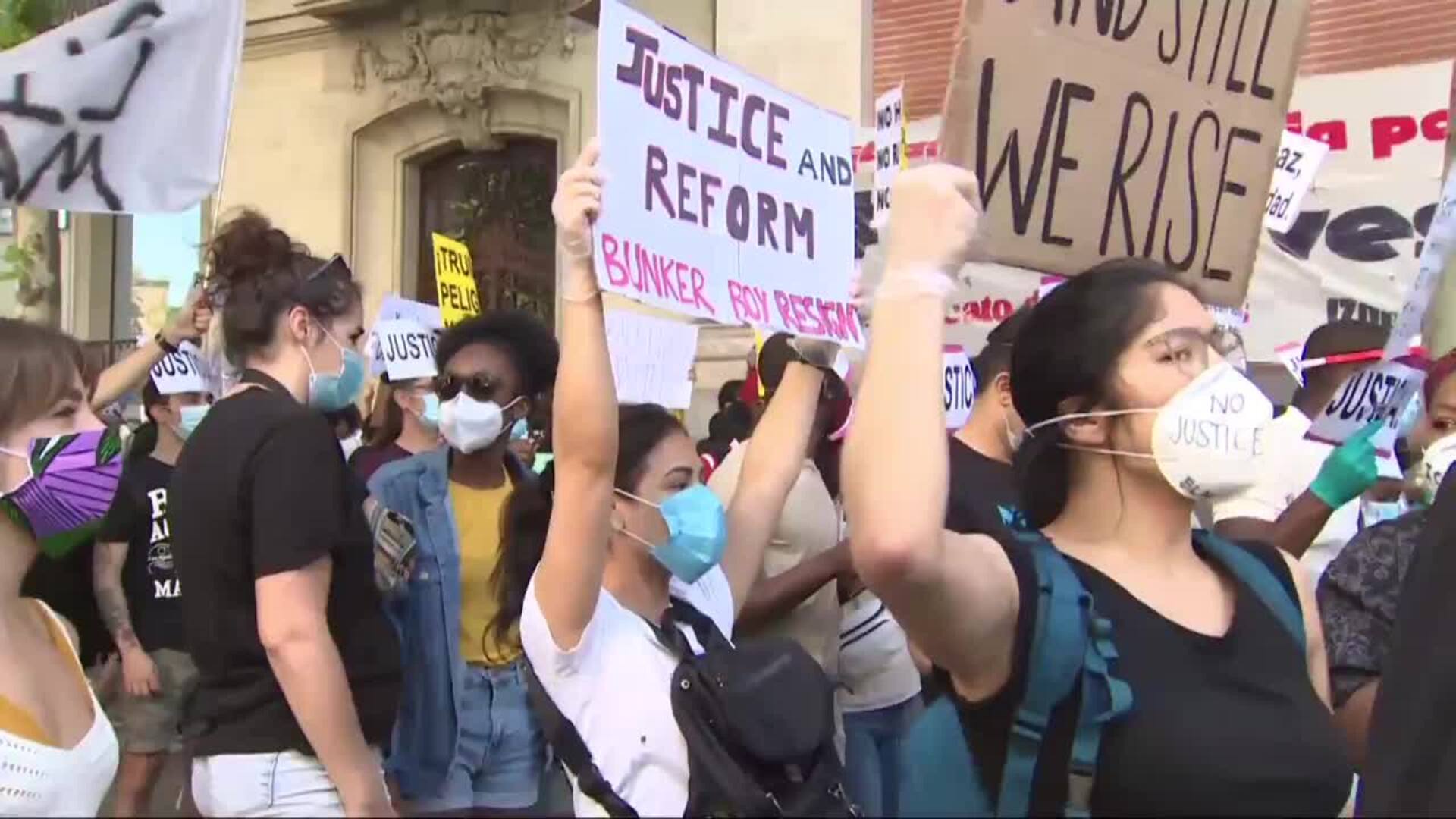Manifestación de Black Lives Matter en Madrid