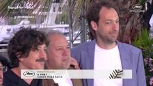 Pase gráfico de la película 'Un poeta' en Cannes, del director de cine colombiano Simón Mesa Soro