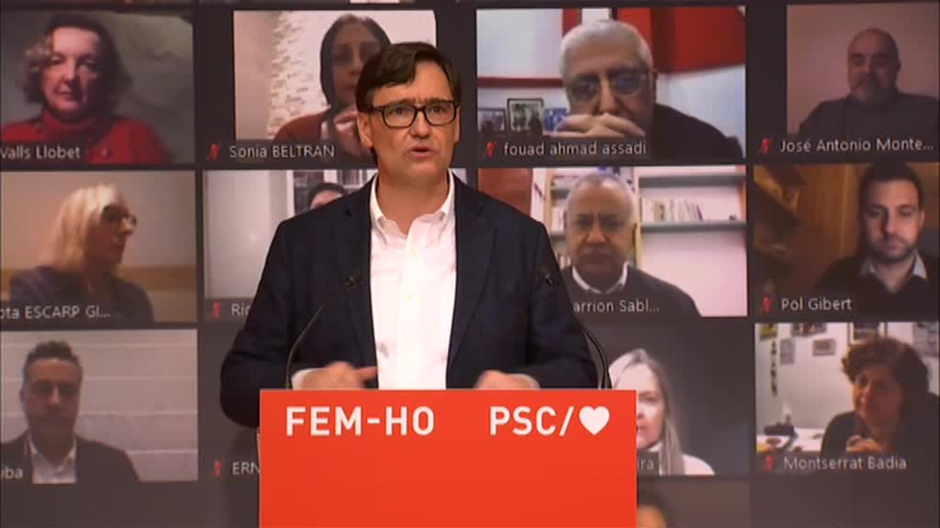 Illa en su primer acto electoral: &quot;Este ha sido un largo viaje a ninguna parte&quot;