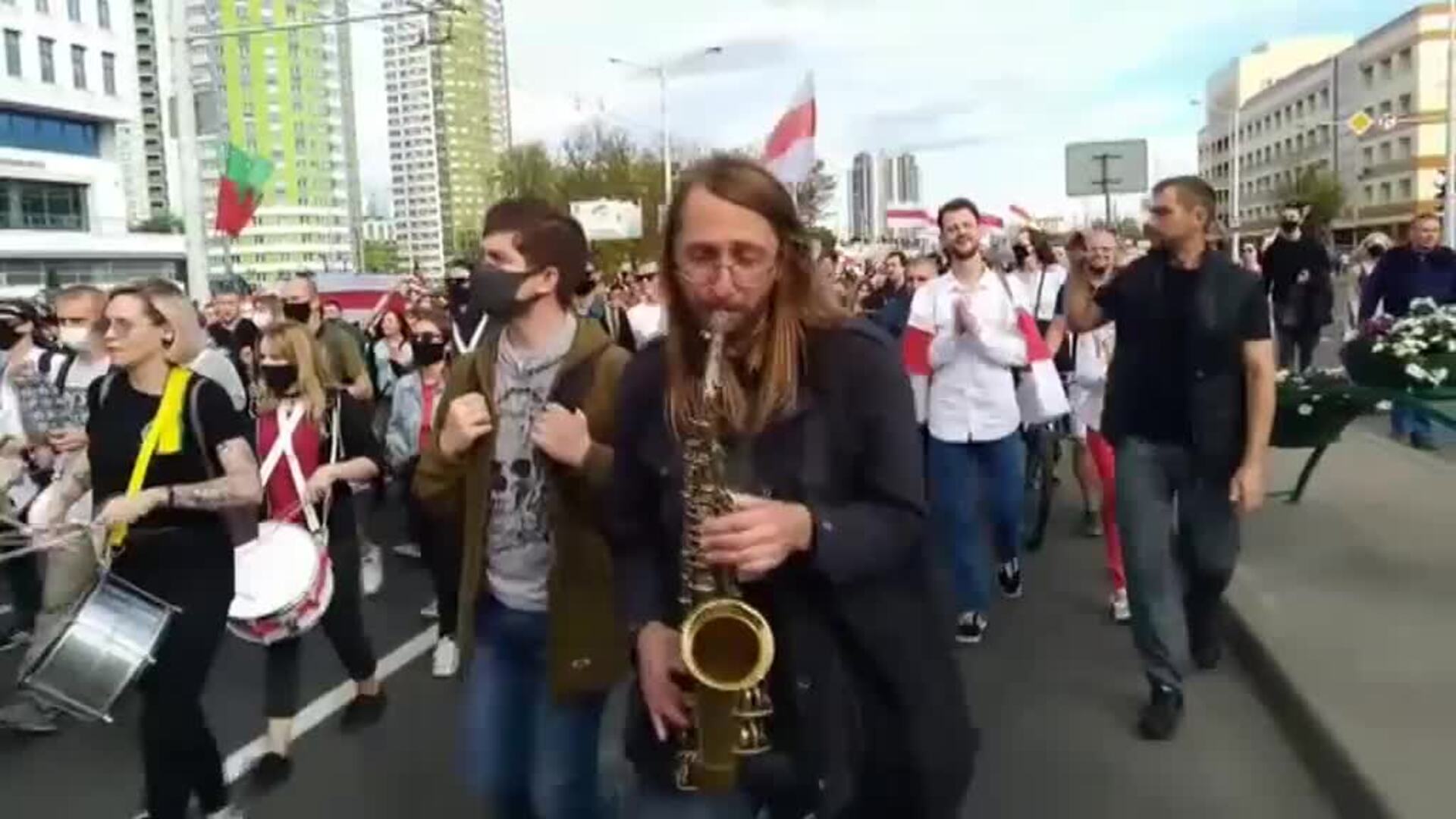 Decenas de miles de manifestantes exigen en Bielorrusia la salida de Lukashenko del poder