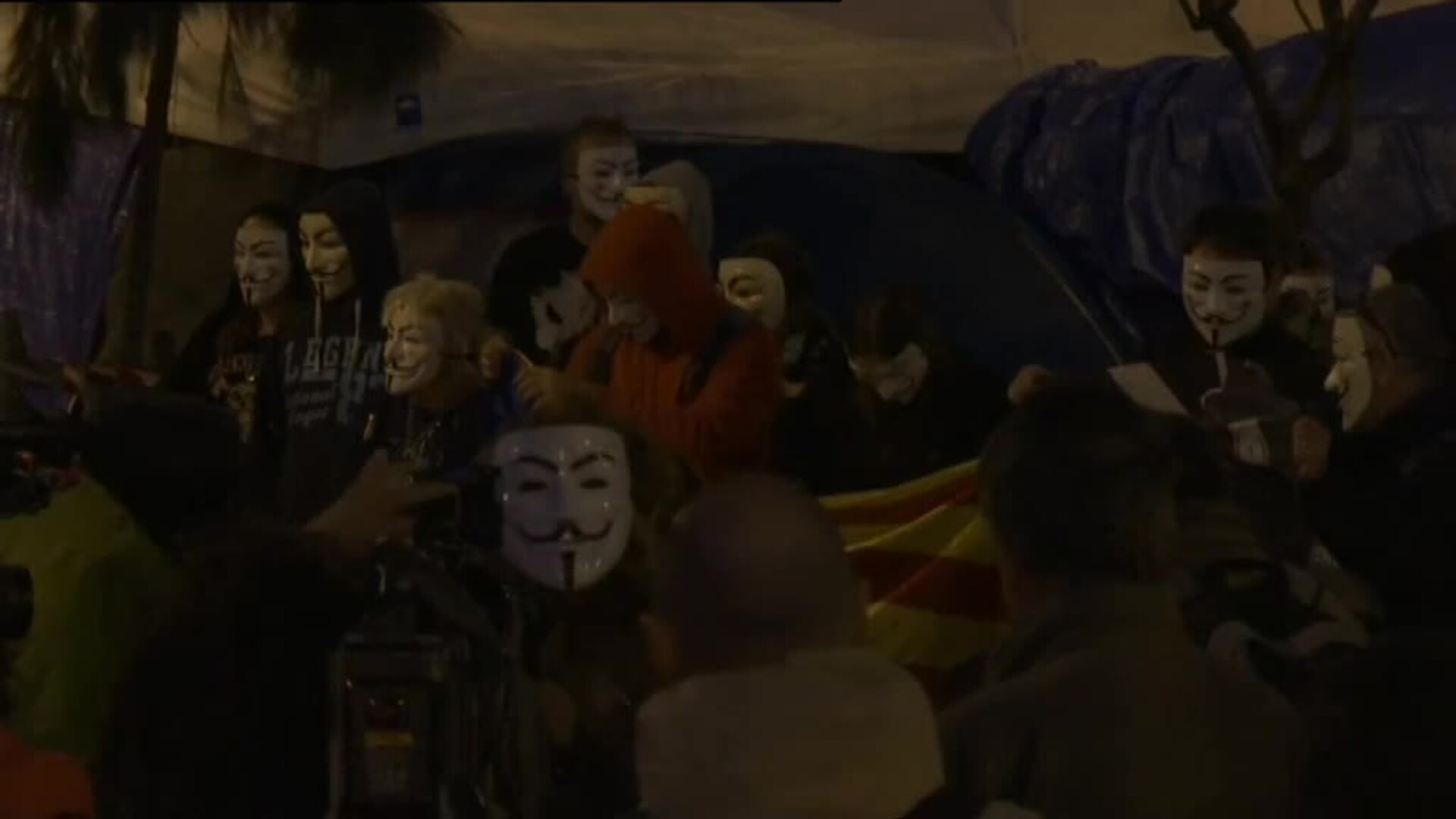 Anonymous invade Barcelona