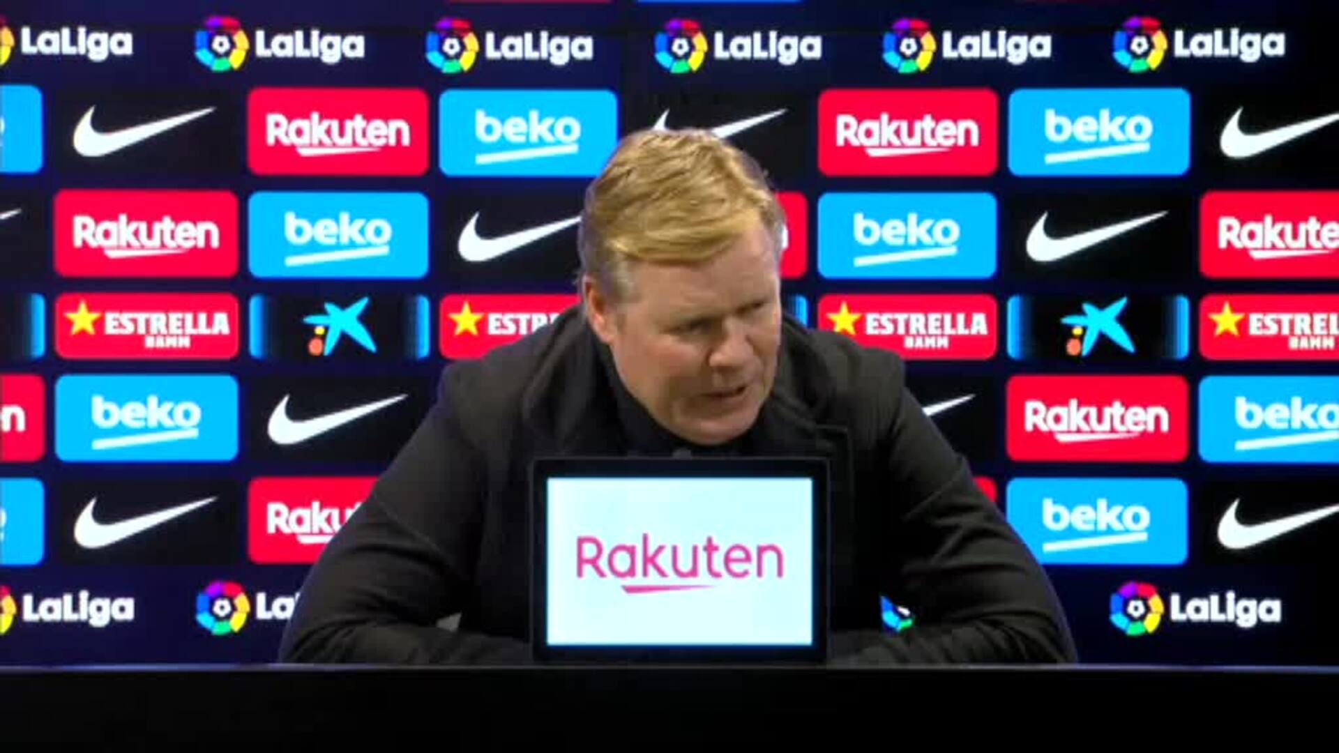 Koeman: &quot;Si lo ha filtrado alguien desde dentro, no puede tener futuro en este club&quot;