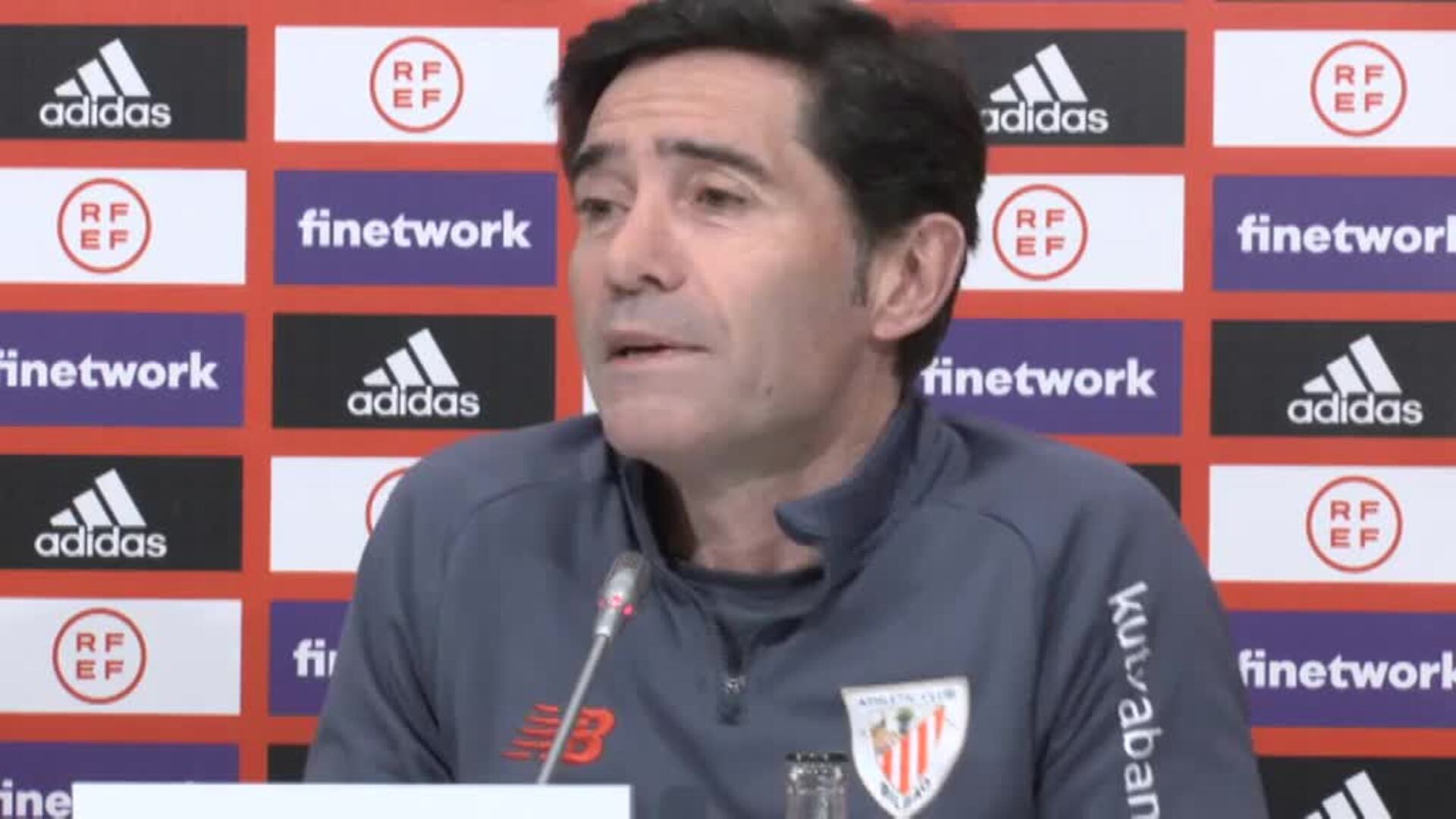 Marcelino: &quot;Si después del partido de ida dije que se jugó poco es que es un hecho&quot;