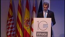 El Rey Felipe VI afirma que en Cataluña «no pueden tener cabida ni la violencia ni la intolerancia»