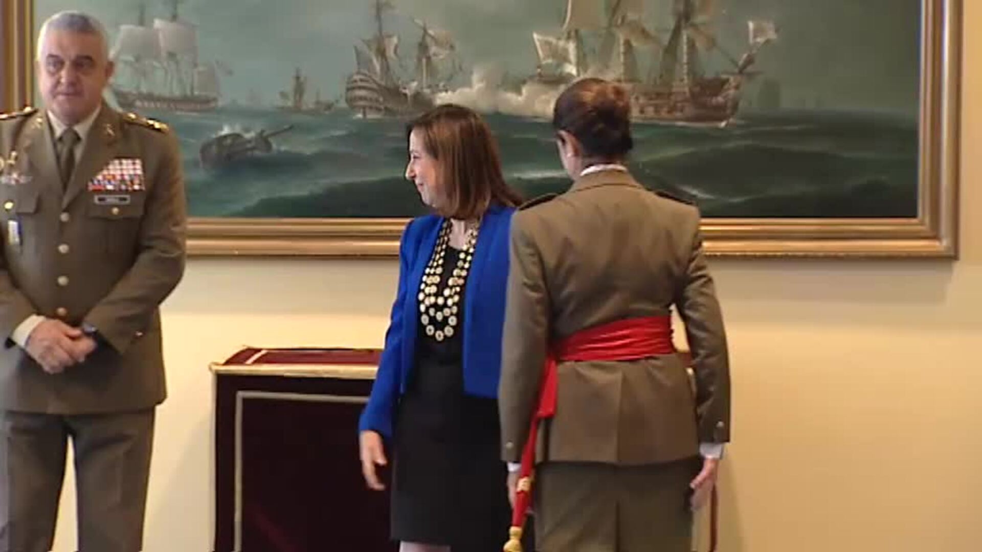 Patricia Ortega recibe el fajín de general del Ejército de Tierra