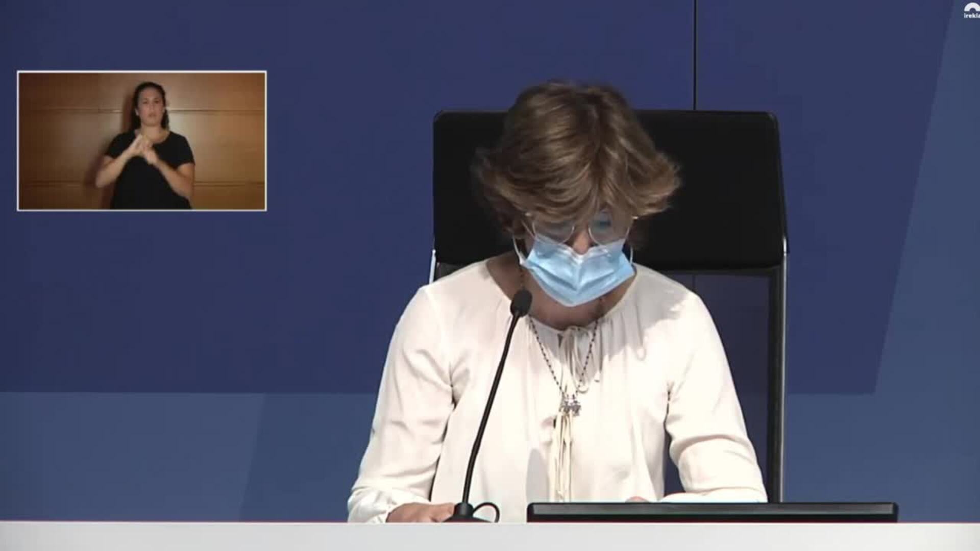 Euskadi admite que &quot;se enfrenta sin duda a la segunda ola&quot;