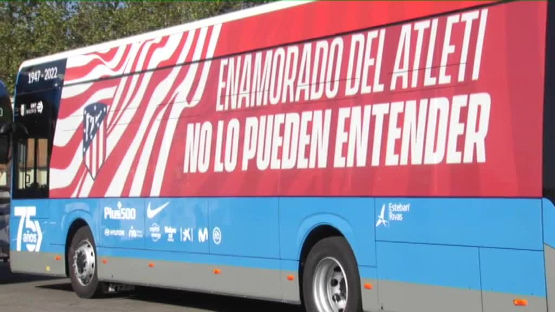 Los jugadores del derby llegarán al Wanda Metropolitano por primera vez en transporte público