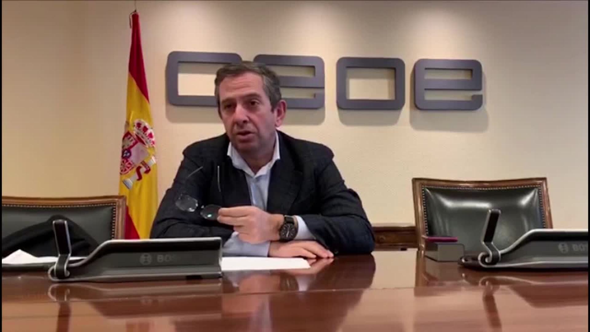 CEOE estima que el PIB caerá entre un 5% y un 9%