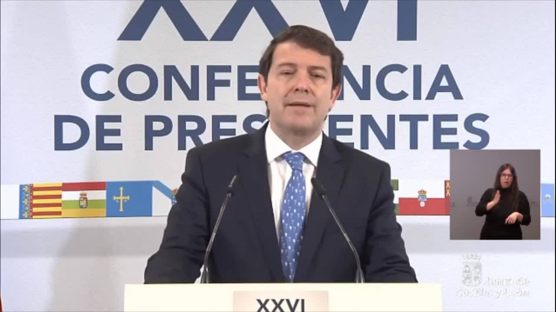 Mañueco: &quot;Necesitamos una bajada de impuestos&quot;