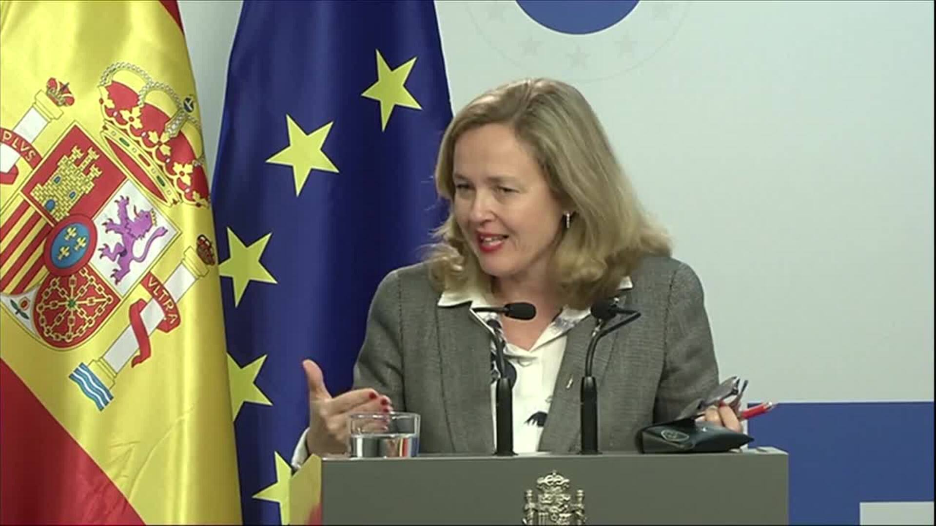 Calviño niega que se pueda hablar de &quot;retraso&quot; en aprobación PGE