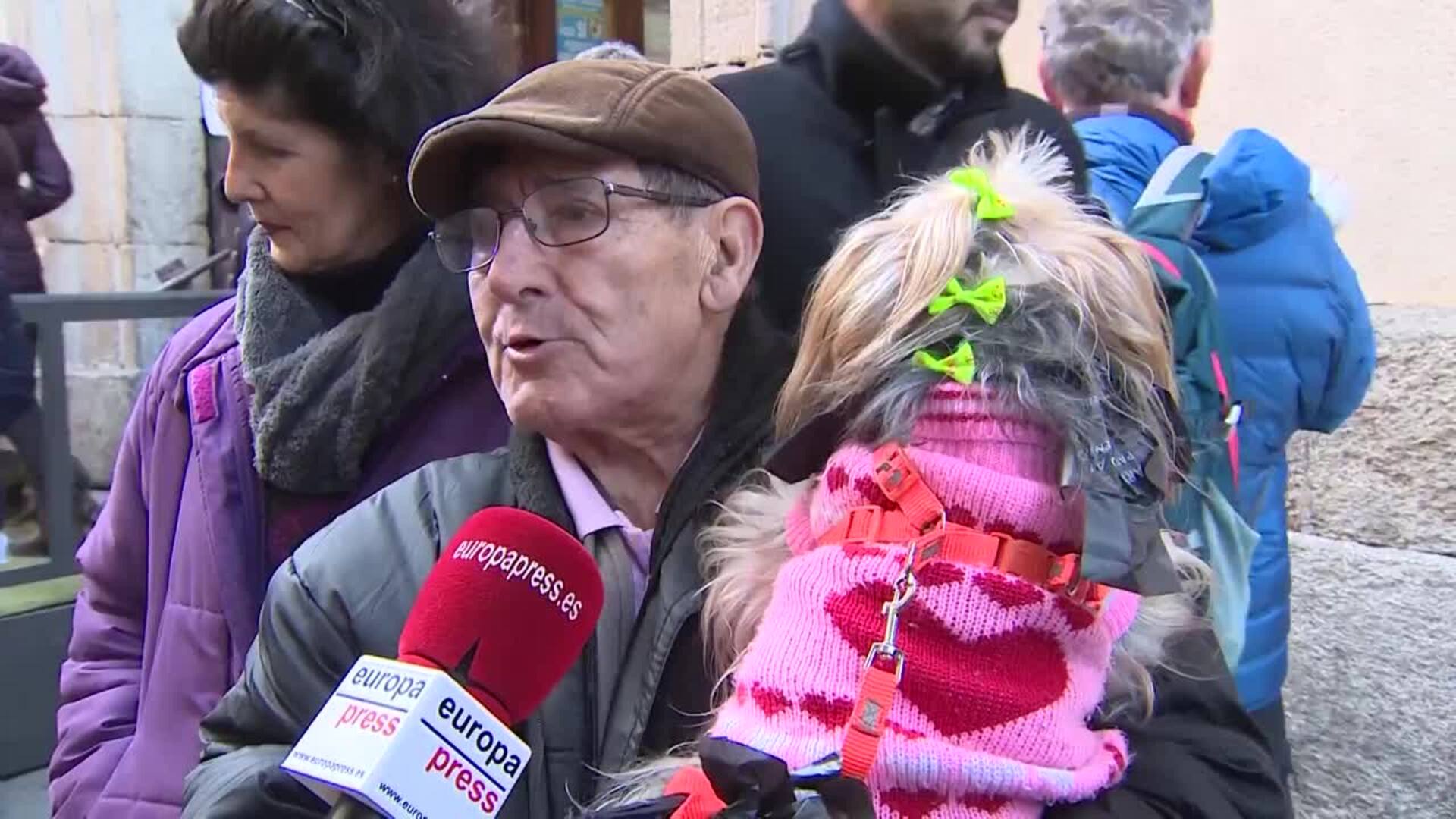 Madrid celebra San Antón con los animales como únicos protagonistas