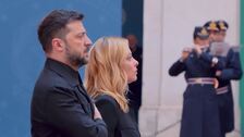 Meloni y Zelenski se reúnen en Roma