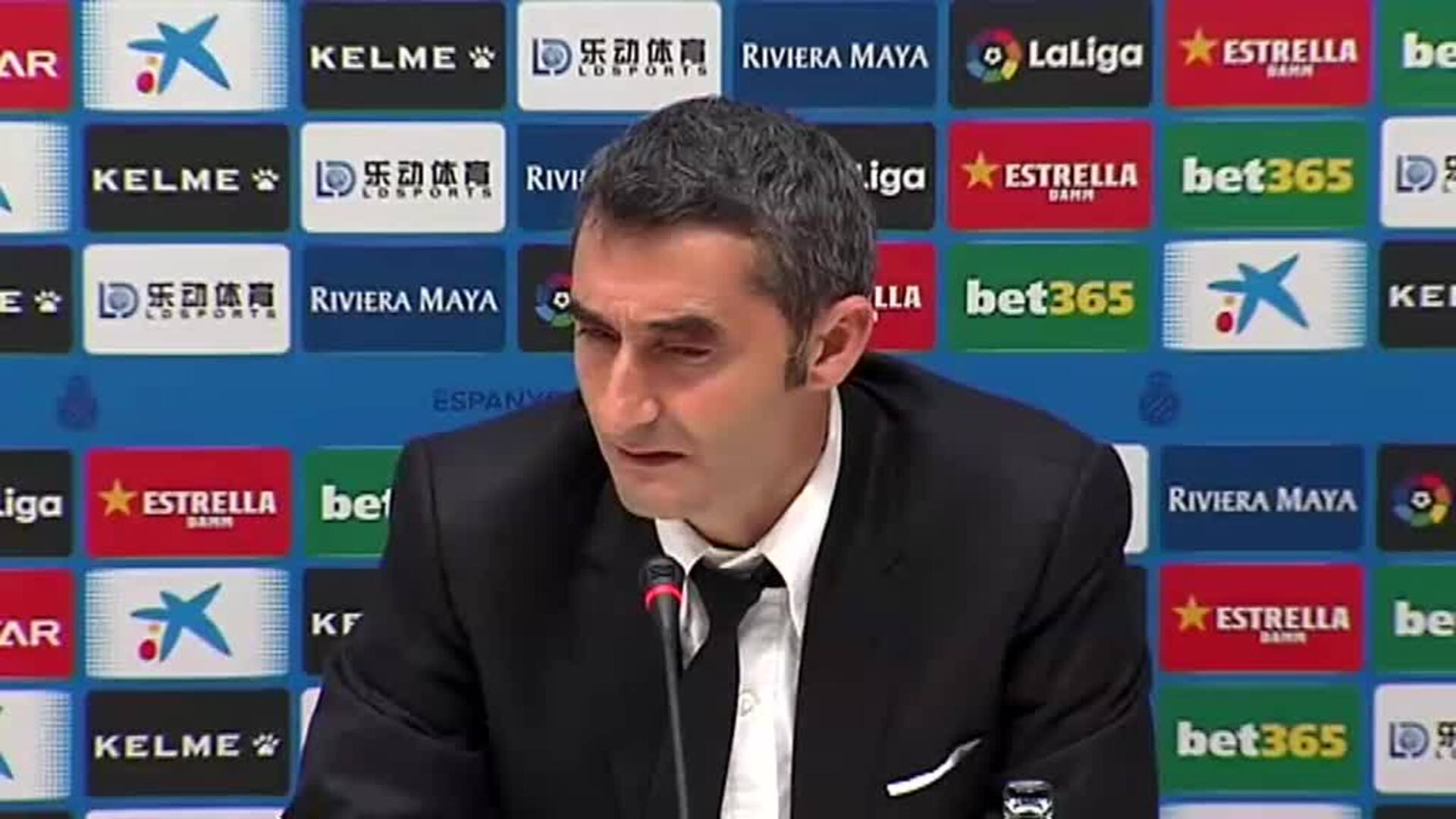 Valverde reconoce que la expulsión de De Jong ha condicionado el derbi