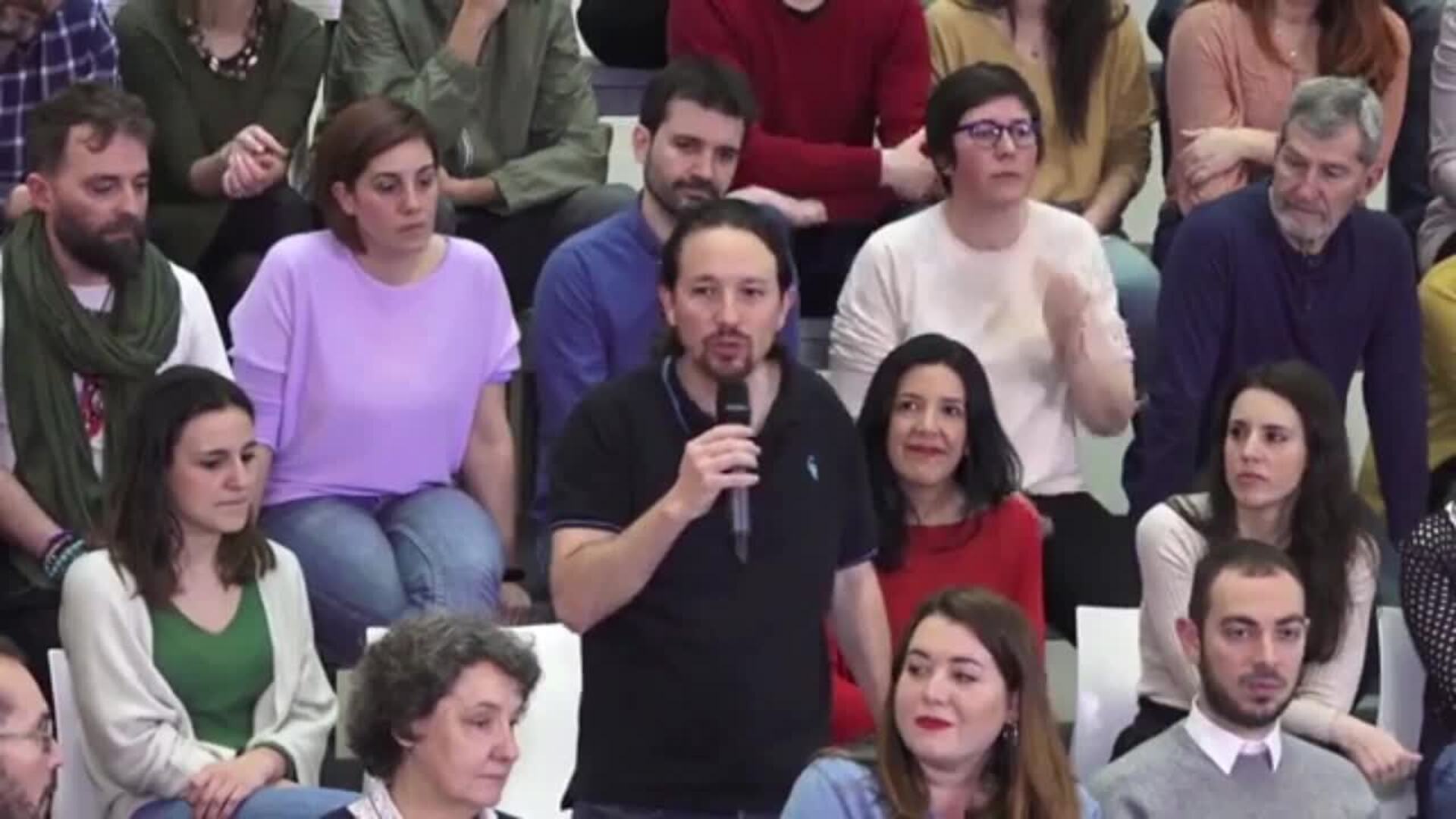Pablo Iglesias: &quot;Queridos amigos de las cloacas, estamos en el Gobierno&quot;